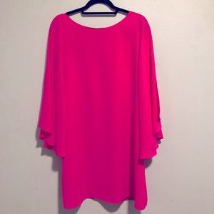 Butterfly Sleeve Shift Dress
